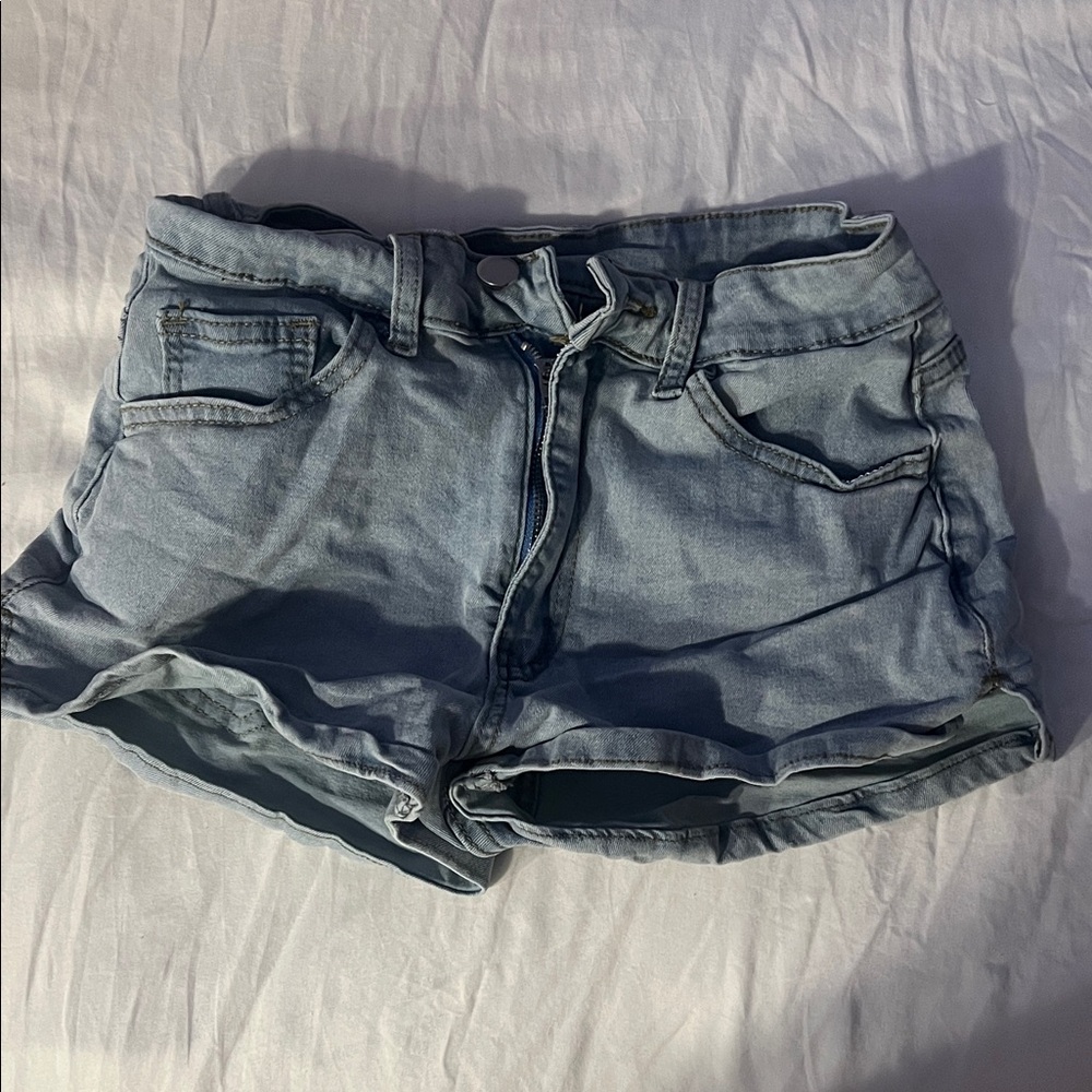 American Eagle Outfitters Light Blue Jean Shorts